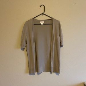 Short sleeve cardigan